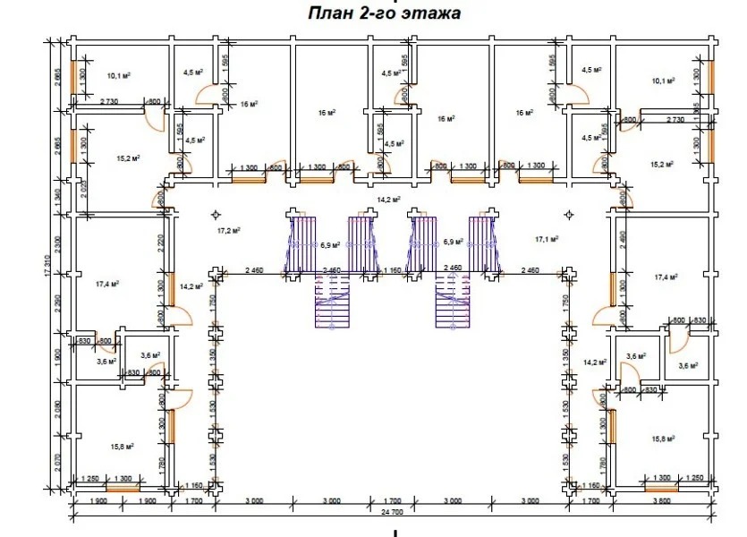 Проект г образного дома 2 этажа